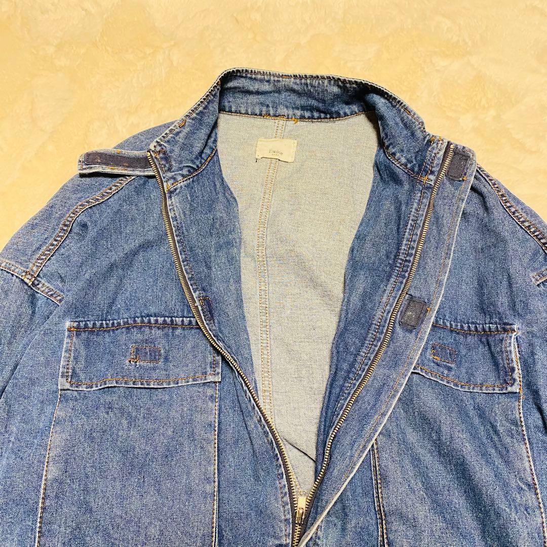 フランキーショップ　 デニムジャケット　Gジャン　ショート丈　オーバーサイズ