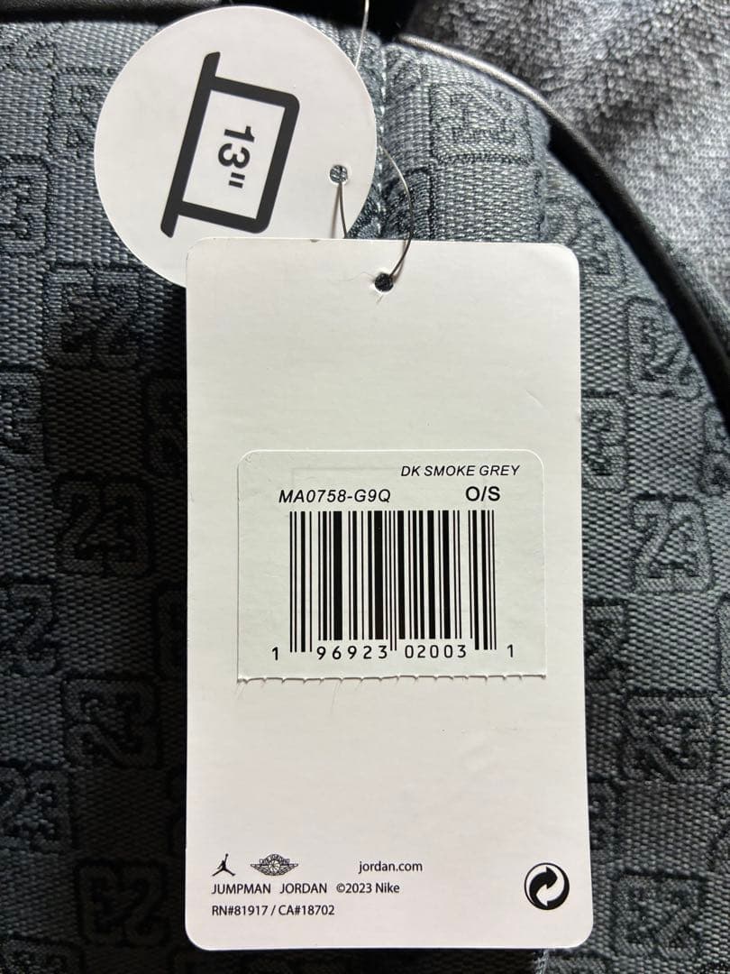 バッグ NIKE JORDAN BRAND MONOGRAM BACKPACK