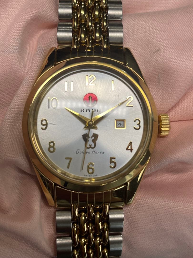 SWISS RADO Golden Horse 自動巻　稼働　デッド　タグ・箱付