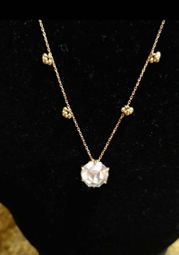 K18YG トパーズ 4.84ct ネックレス