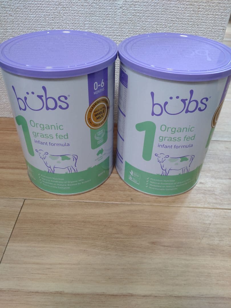 【新品未開封！】Bubs（バブズ）オーガニック粉ミルクステップ1　大缶800g