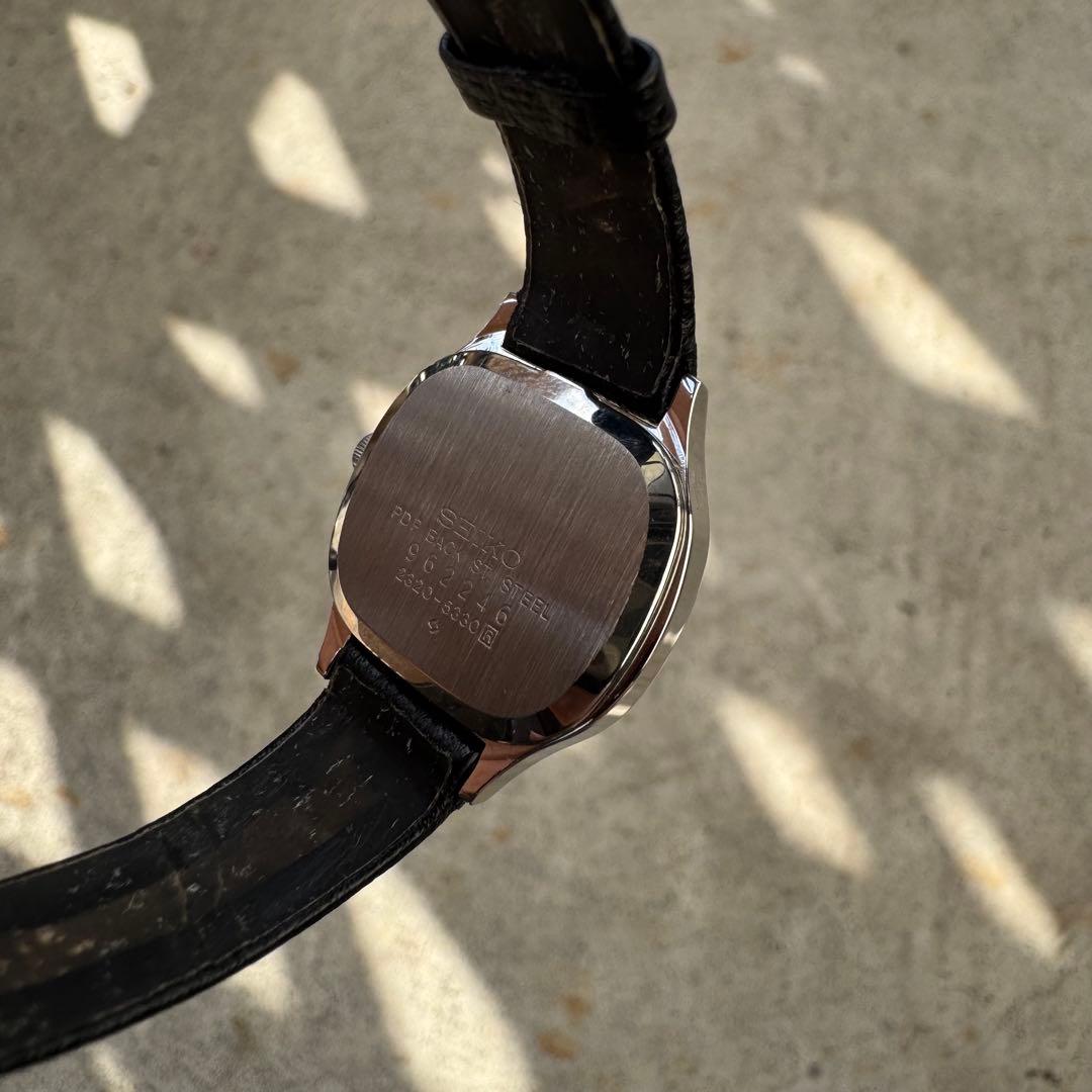 【新品電池】seiko レクタンギュラー スクエア ヴィンテージ tank 美品