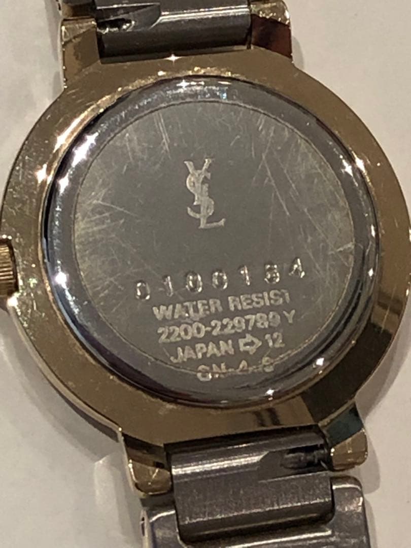 YSL イヴ・サンローラン　腕時計 2200-229789Y【電池交換済】