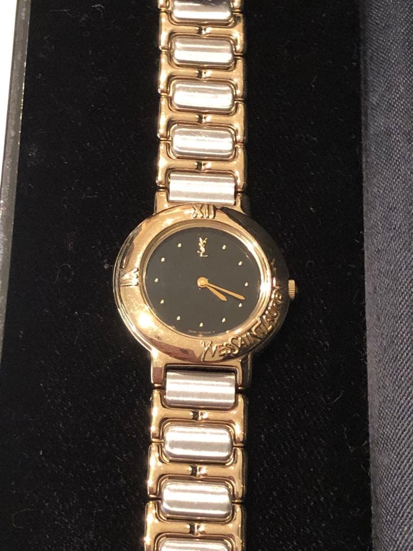 YSL イヴ・サンローラン　腕時計 2200-229789Y【電池交換済】