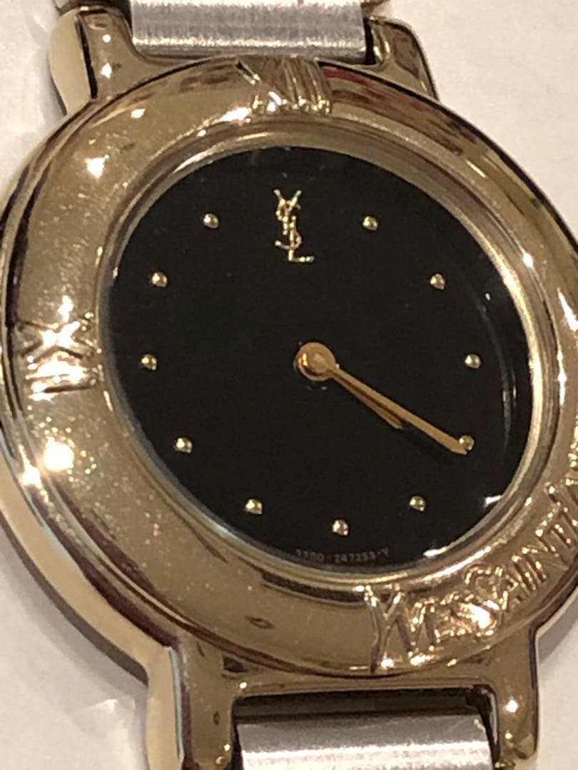 YSL イヴ・サンローラン　腕時計 2200-229789Y【電池交換済】