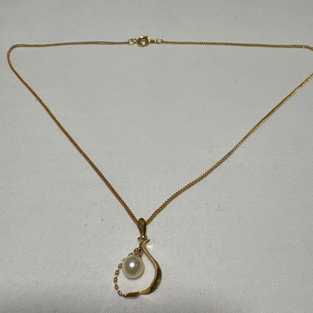 アコヤ本真珠k18ペンダント