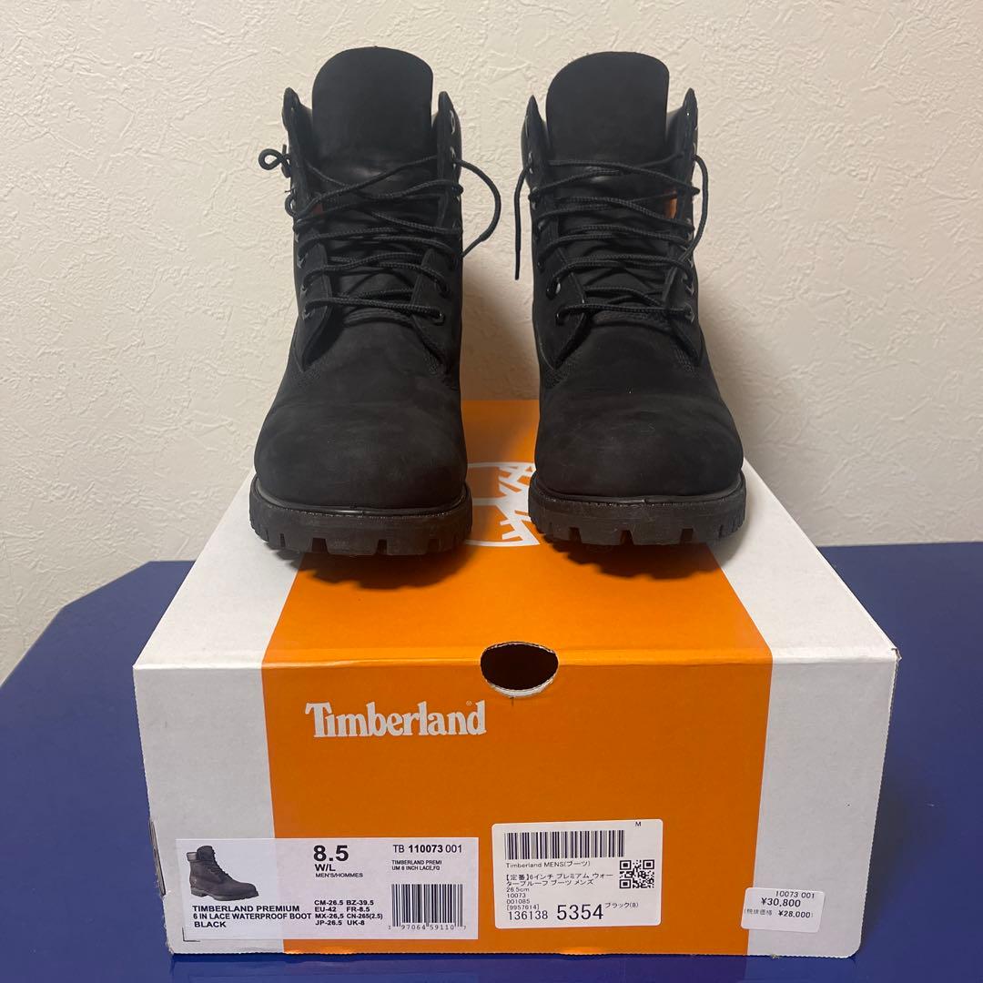 ティンバーランド 6インチ プレミアムウォータープルーフ 26.5cm