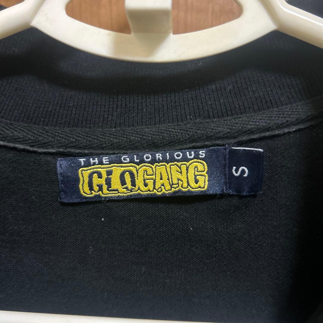 GLOGANG 長袖ポロシャツ Sサイズ ブラック