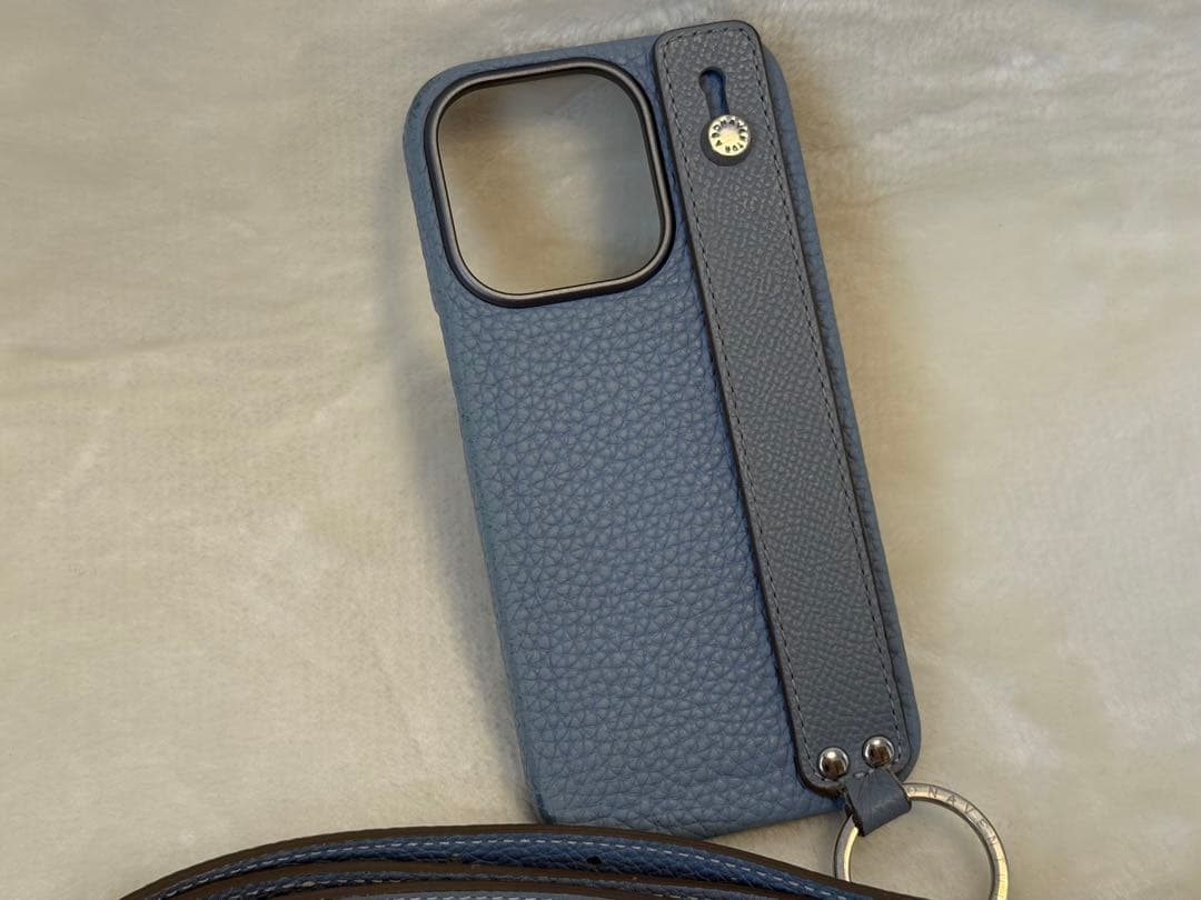 美品◆BONABENTURA◆限定色◆iPhone15proケース×ストラップ