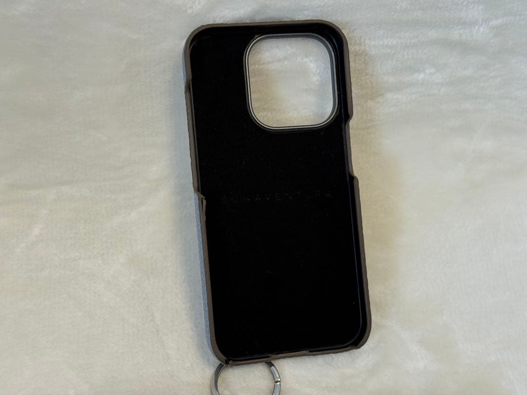 美品◆BONABENTURA◆限定色◆iPhone15proケース×ストラップ