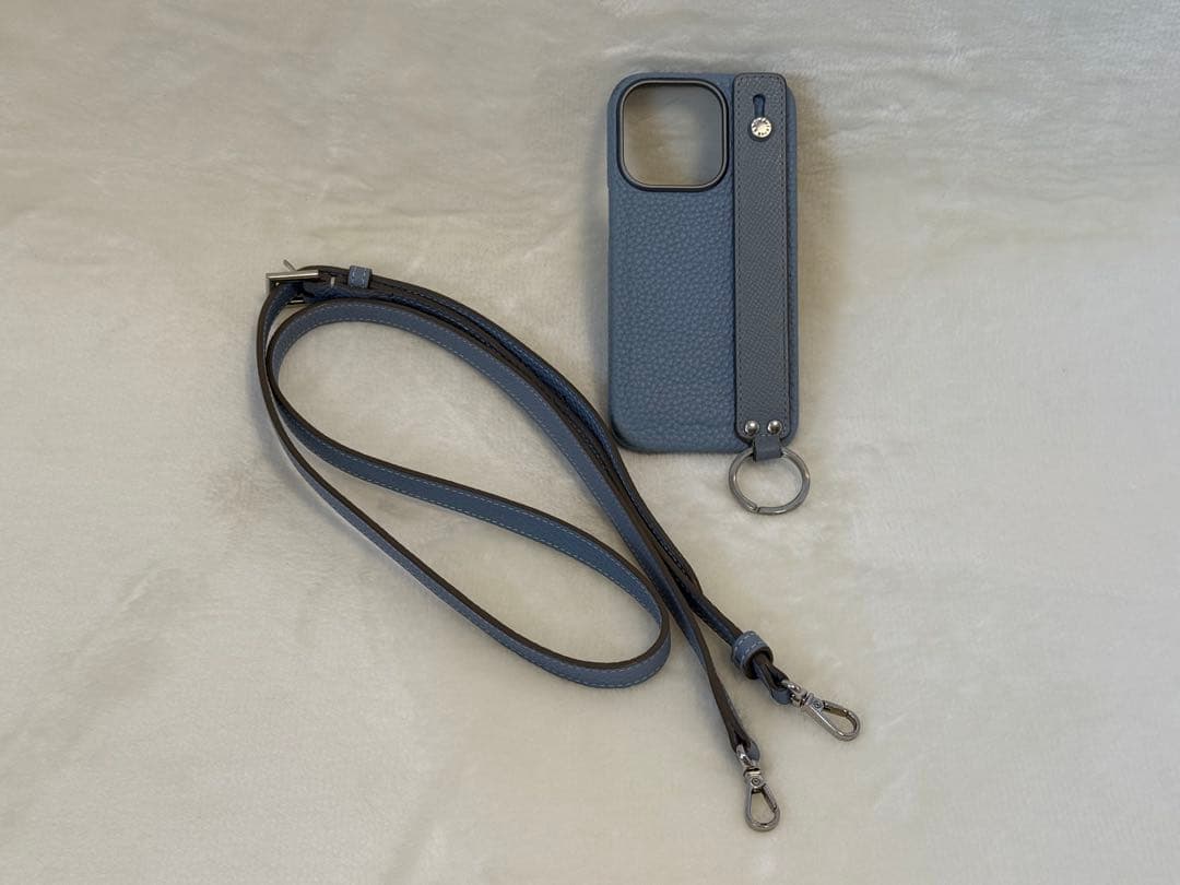 美品◆BONABENTURA◆限定色◆iPhone15proケース×ストラップ