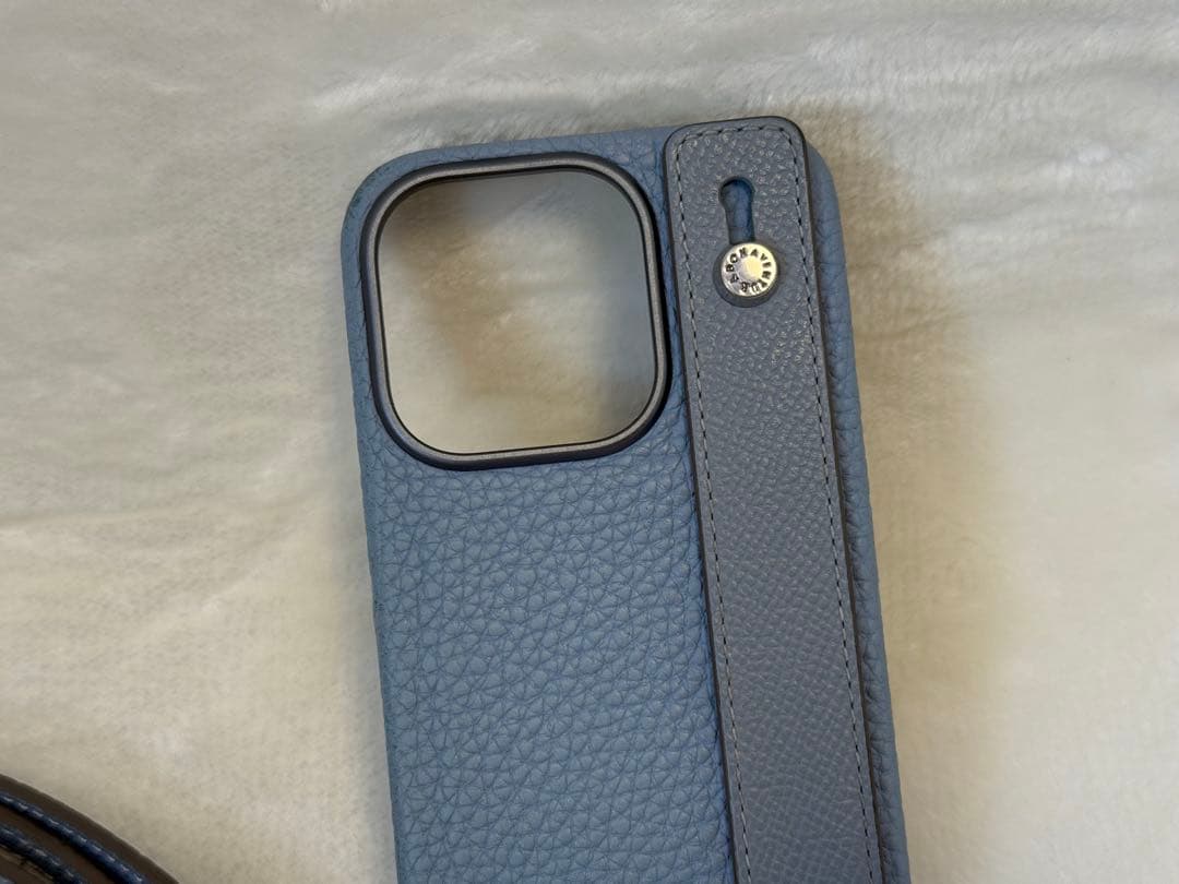 美品◆BONABENTURA◆限定色◆iPhone15proケース×ストラップ