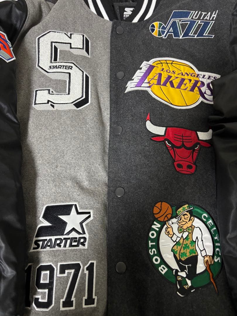 XL Starter NBA Bomber Jacket スタジャン パッチ