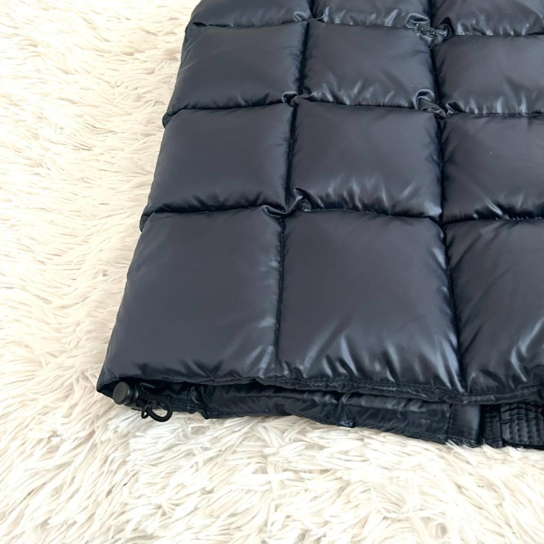 美品　キルティングダウンベスト　M 西川ダウン　ナノユニバース　　ネイビー