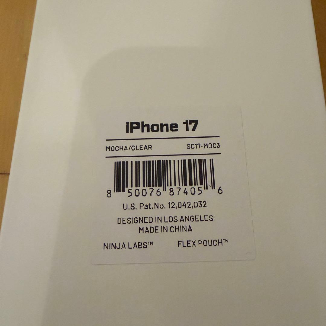ninjalabs iphone17 モカ/クリア　新品未使用⭐︎