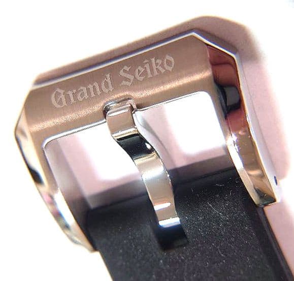【純正未使用】グランドセイコー 　黒　ラバーベルト