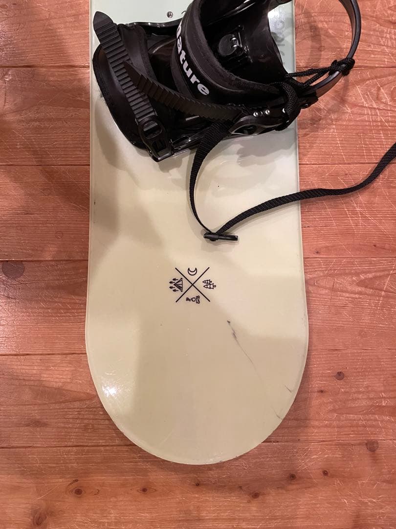 nature スノーボード 130cm バインディング付き