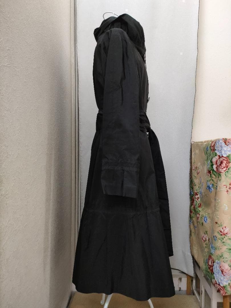 リツコシラハマ　ブラック　ロングコート