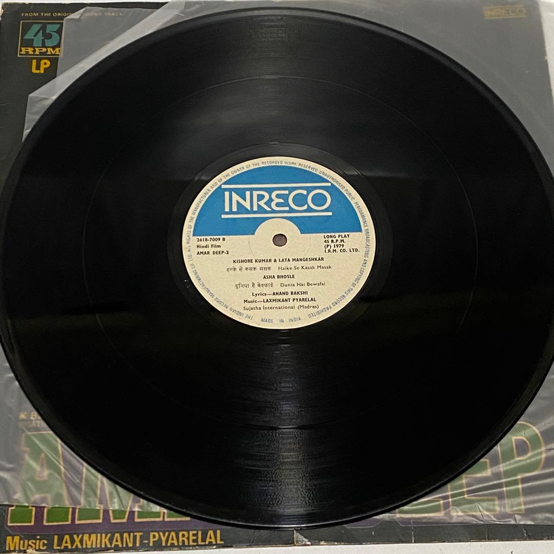 ボリウッド音楽 Kishore Kumar/Amar Deep Inreco