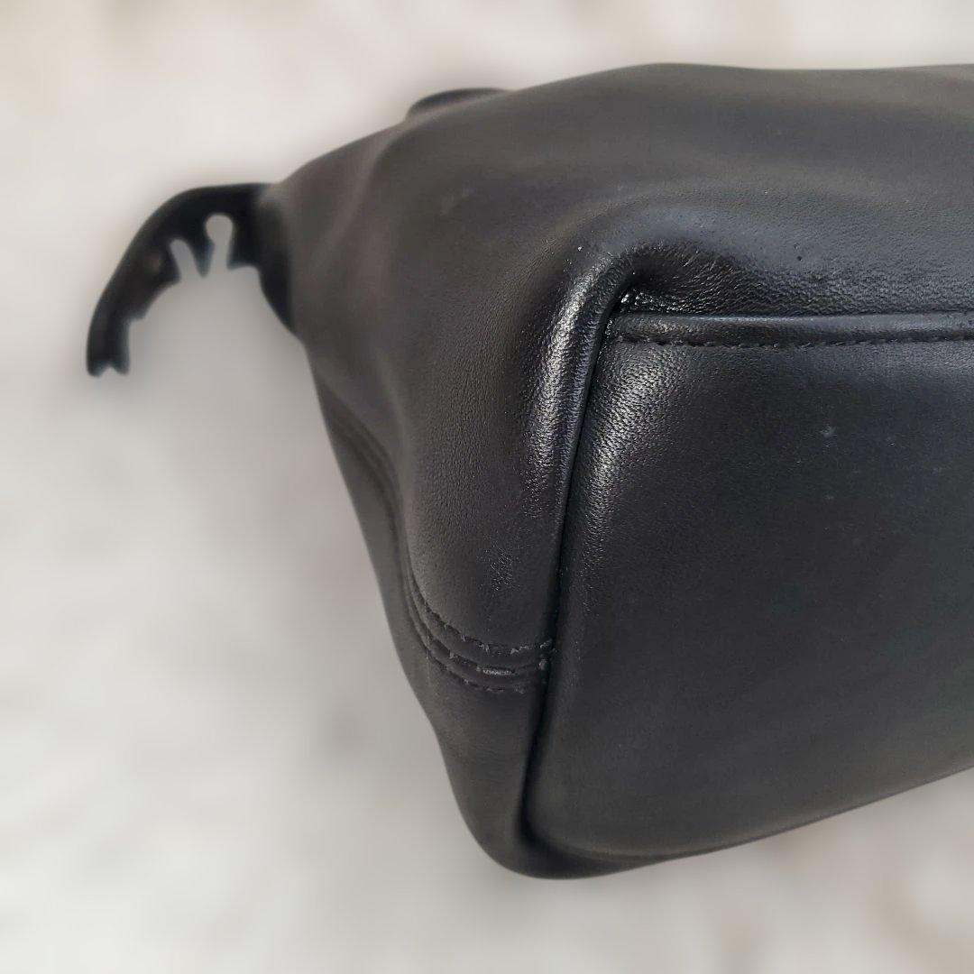 ⭐極美品⭐OLD COACH アクセサリーポーチ ハーフムーン ブラック