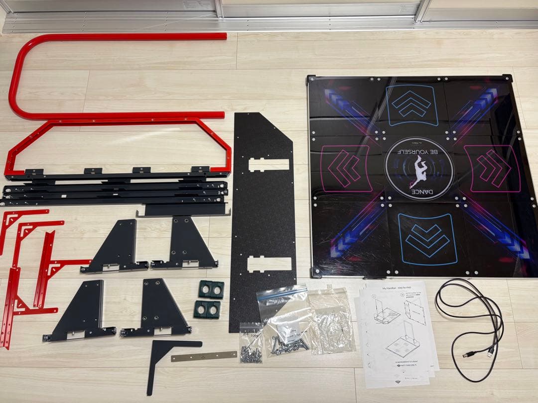 音ゲー DDRコントローラー L-TEK PRO X/ハンドバー付き