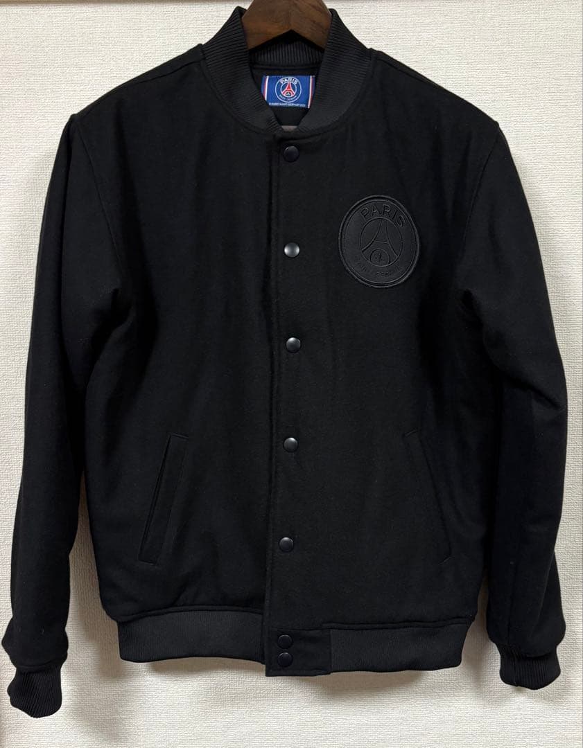 パリサンジェルマン　メルトン ブルゾン ジャンパー ：BLACK(ブラック)