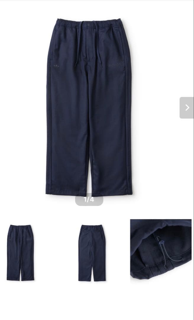 everyone adidas TRACK PANT ネイビー　Lサイズ