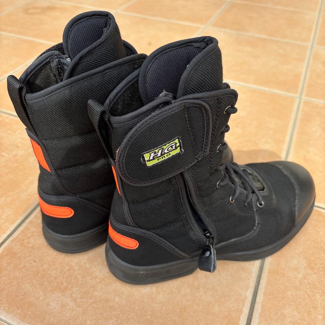 三益消防機材製　HG-PRO ハイグリップ布製編み上げ靴　消防　救助