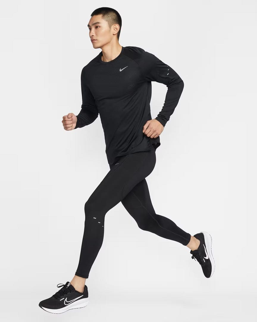 【早いもの勝ち】ナイキ Dri-FIT ランニングタイツ ブラック