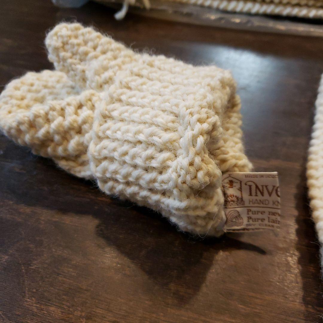 【新品未使用】INVERALLAN　ミトン手袋　マフラーセット