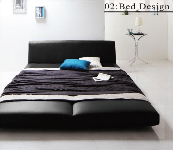 未使用訳あり　モダンデザインソファベッド W120 セミダブル　アイボリーレザー