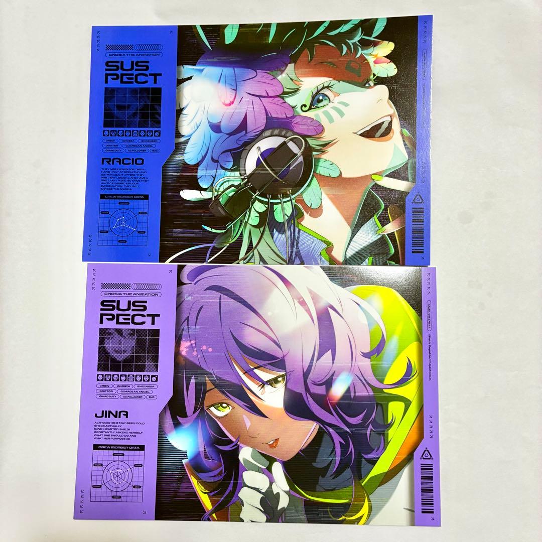 グノーシア 2巻 DVD 完全生産限定版 特典 ラキオ ジナ クリアファイル