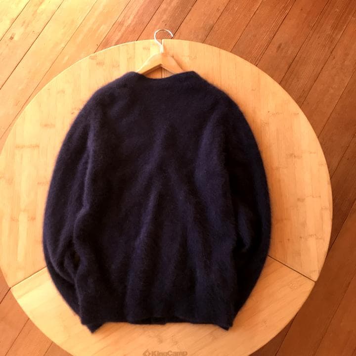 Ron Herman ラクーン ウール カーディガン メンズ M ネイビー