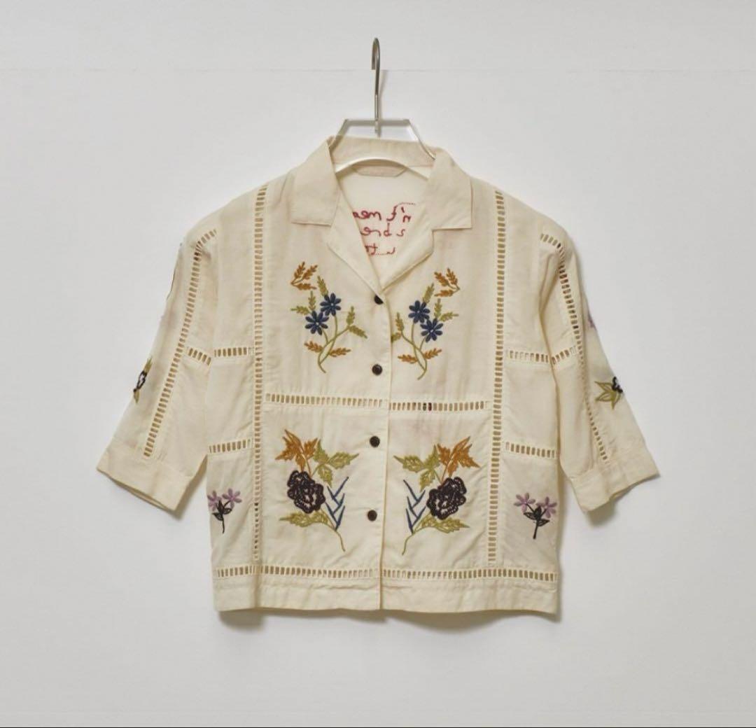 m*︎様 Embroidery Patchwork Shirts(KIDS)