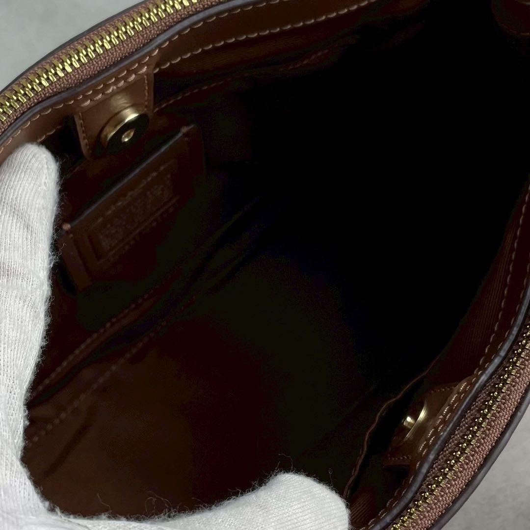 極美品✨コーチ 2way トート ショルダーバッグ PVC×レザー 斜め掛け