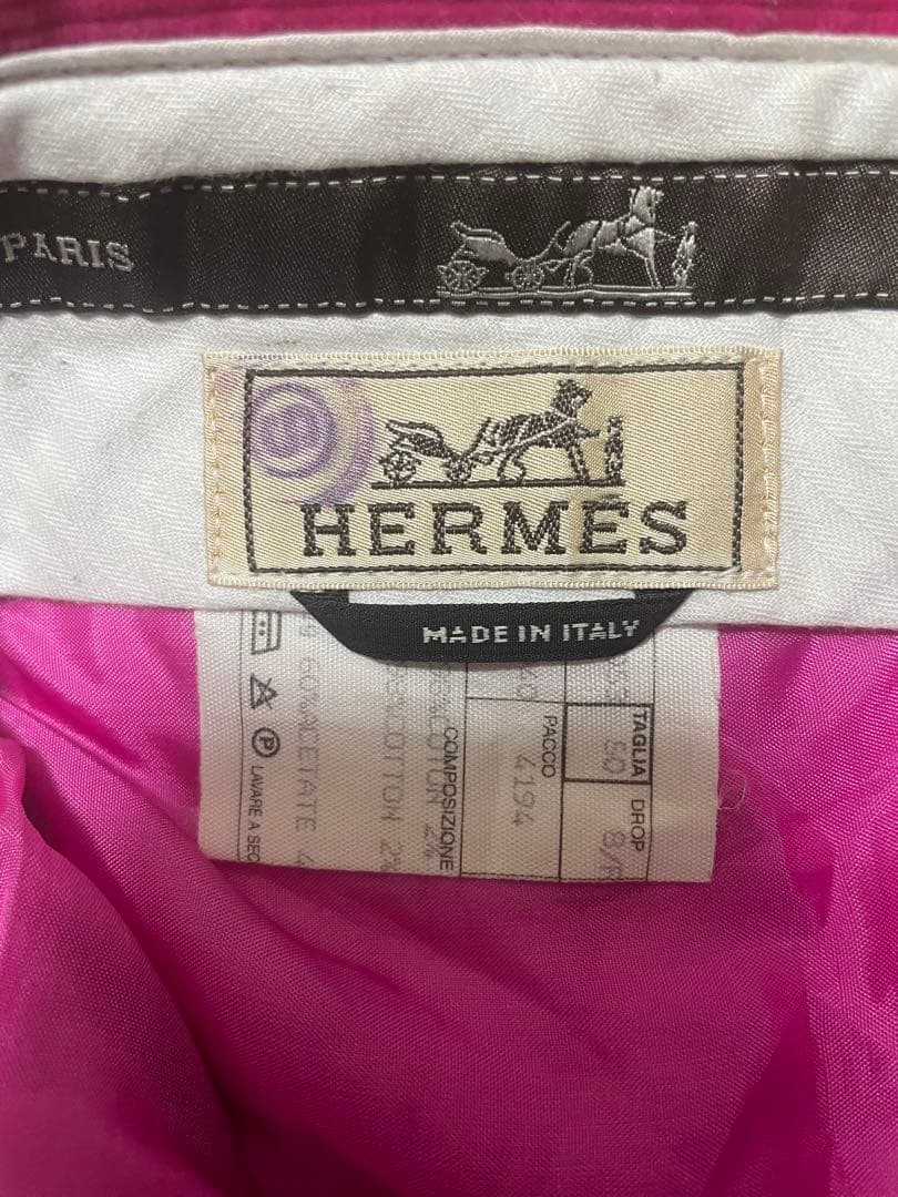 エルメス　メンズ コーデュロイパンツ