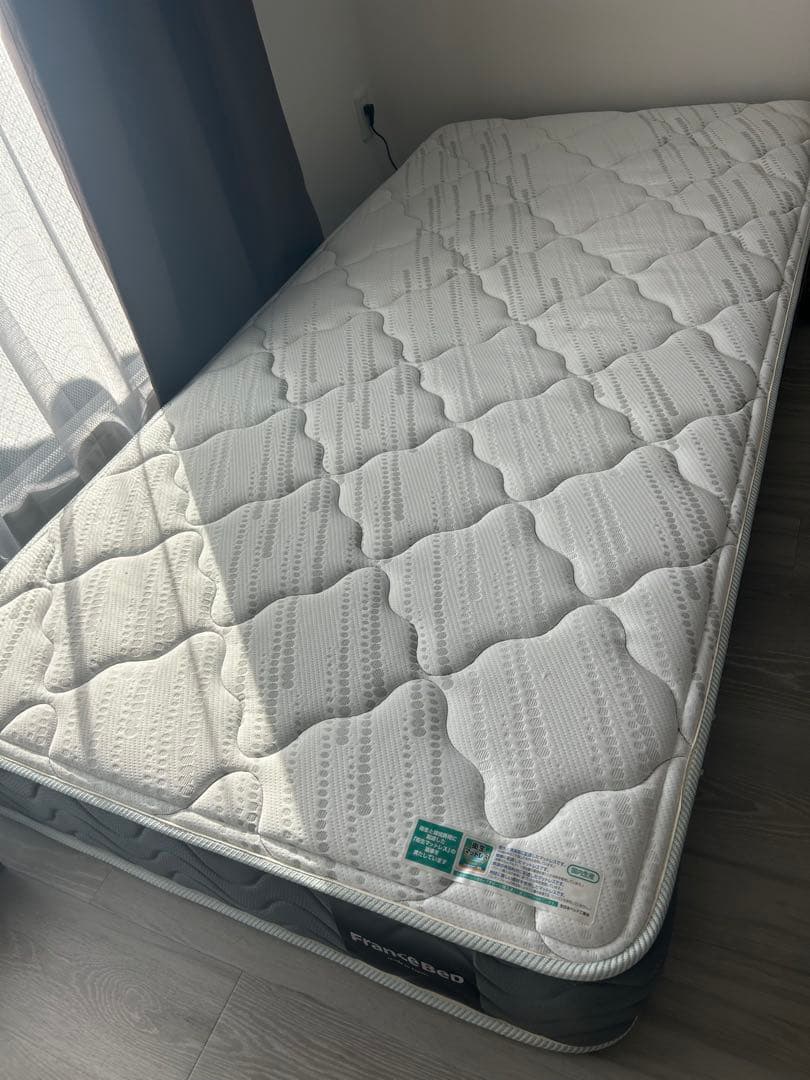 FranceBed TW-100スプリングマットレス シングル※１週間後出品終了
