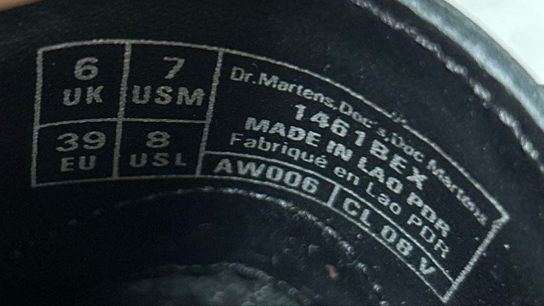 靴 Dr. Martens 1461bex