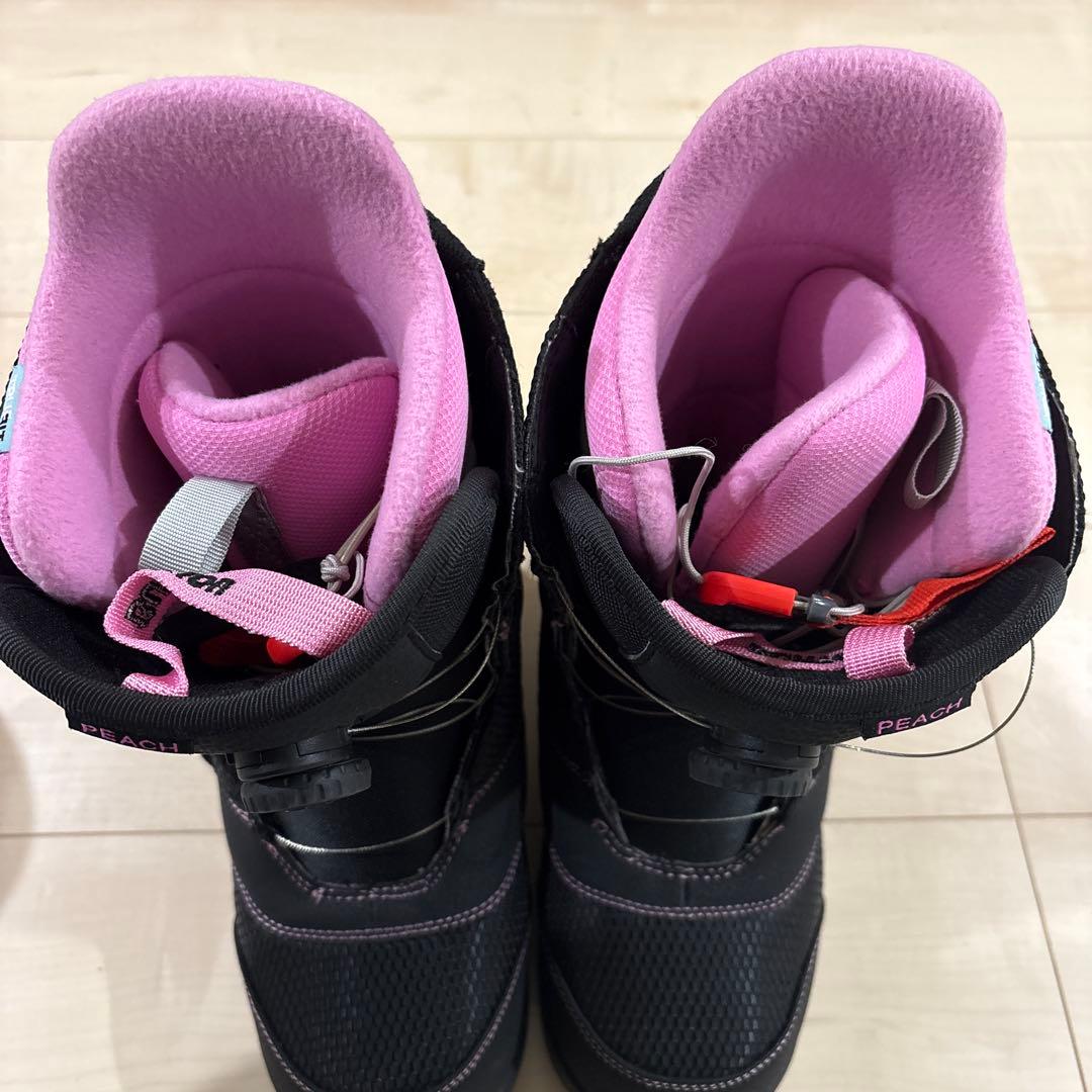 BURTON PEACH スノーボードブーツ ブラック/ピンク