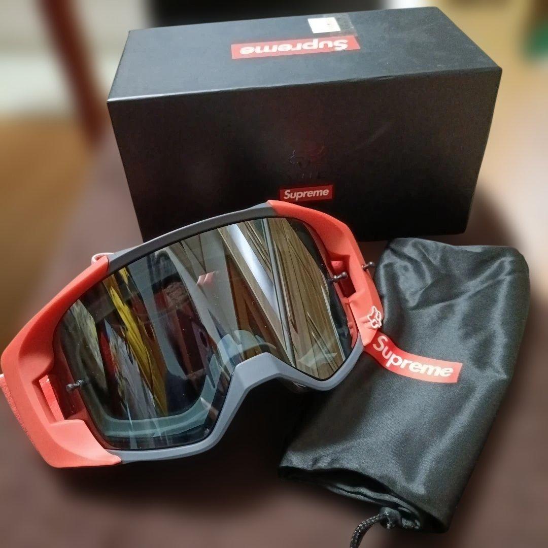 新品　Supreme Fox Racing　ゴーグル　レッド　スノボー
