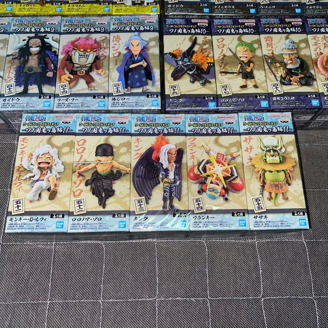 ワンピース ワールドコレクタブルフィギュア ワノ国鬼ヶ島編 全55種