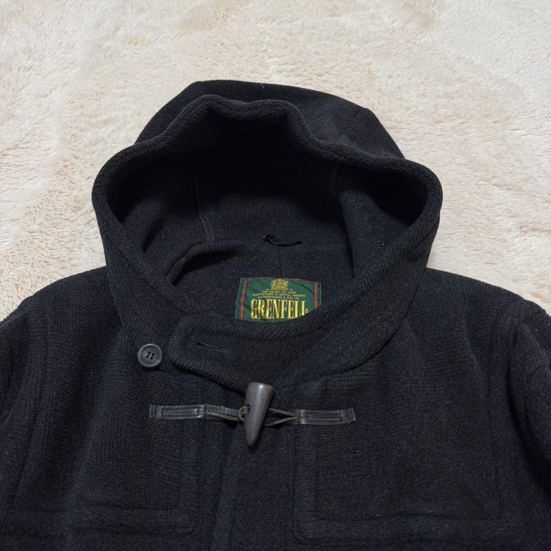 イギリス製　GRENFELL　グレンフェル　ヘリンボーン　ダッフルコート