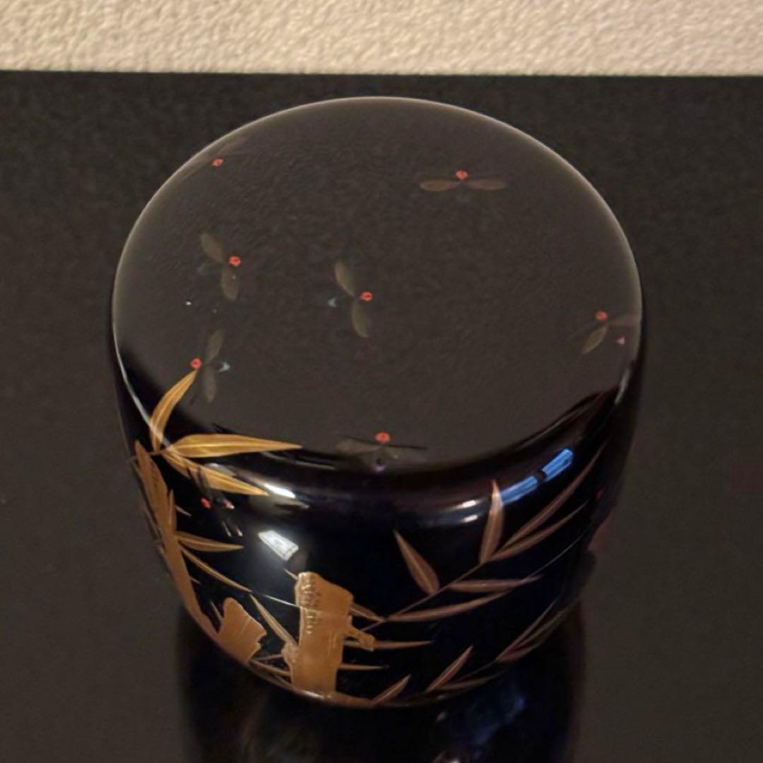 茶道具　《棗》蛍蒔絵　利休