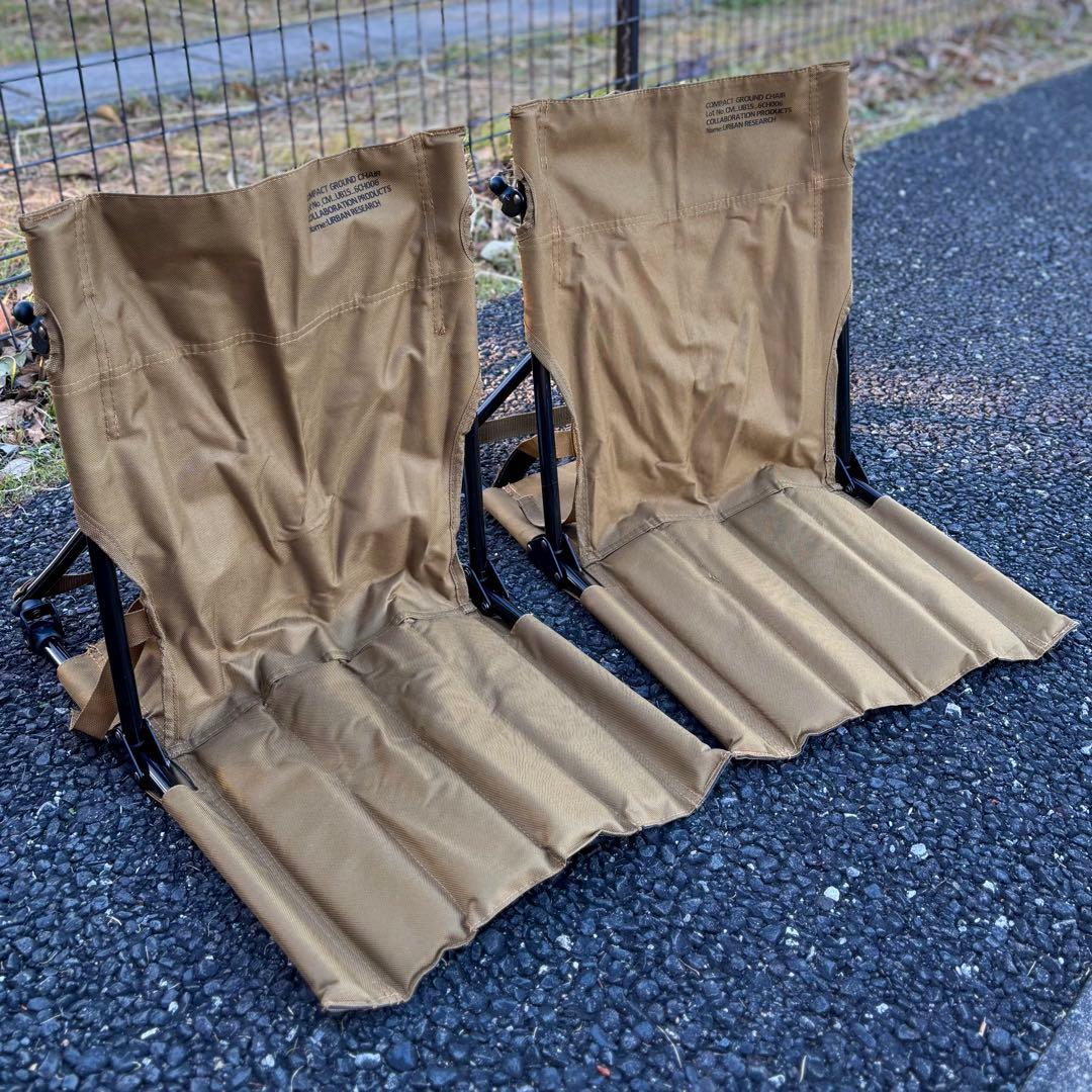 Coleman×URBAN RESEARCHコンパクトグランドチェア二脚セット