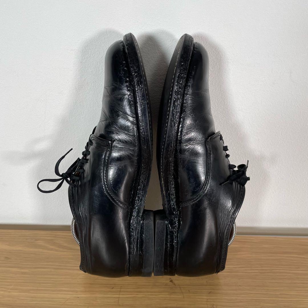 オールデン　407 コードバン プレーントゥ レザーシューズ ブラック　8.5