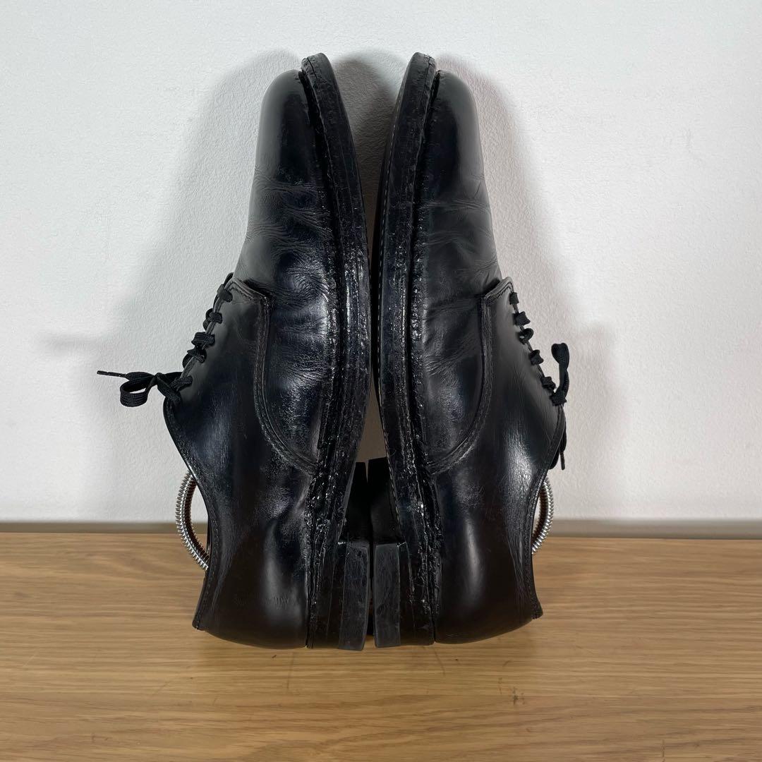 オールデン　407 コードバン プレーントゥ レザーシューズ ブラック　8.5