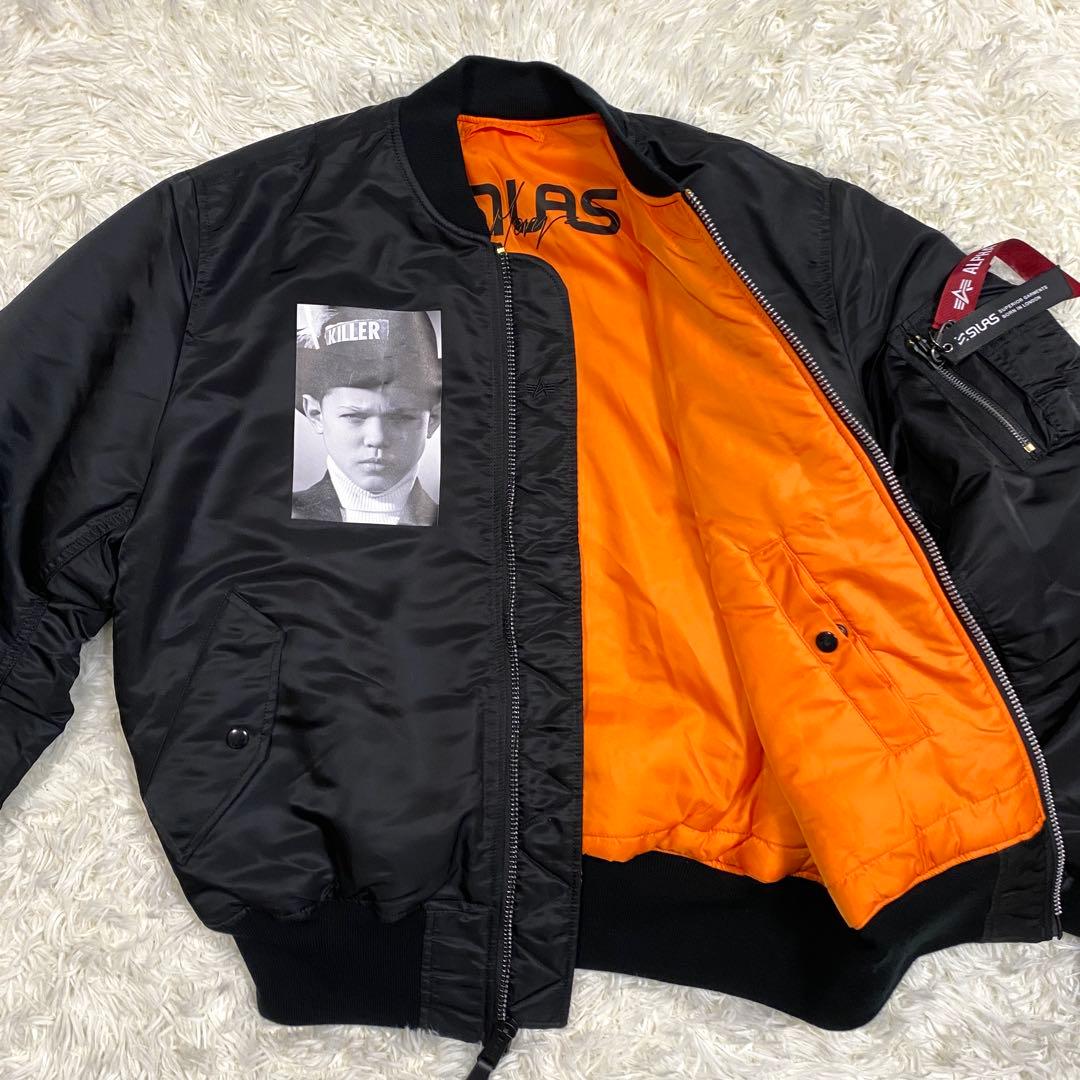 美品✨ALPHA×SILAS×JAMIE MORGAN コラボ MA-1