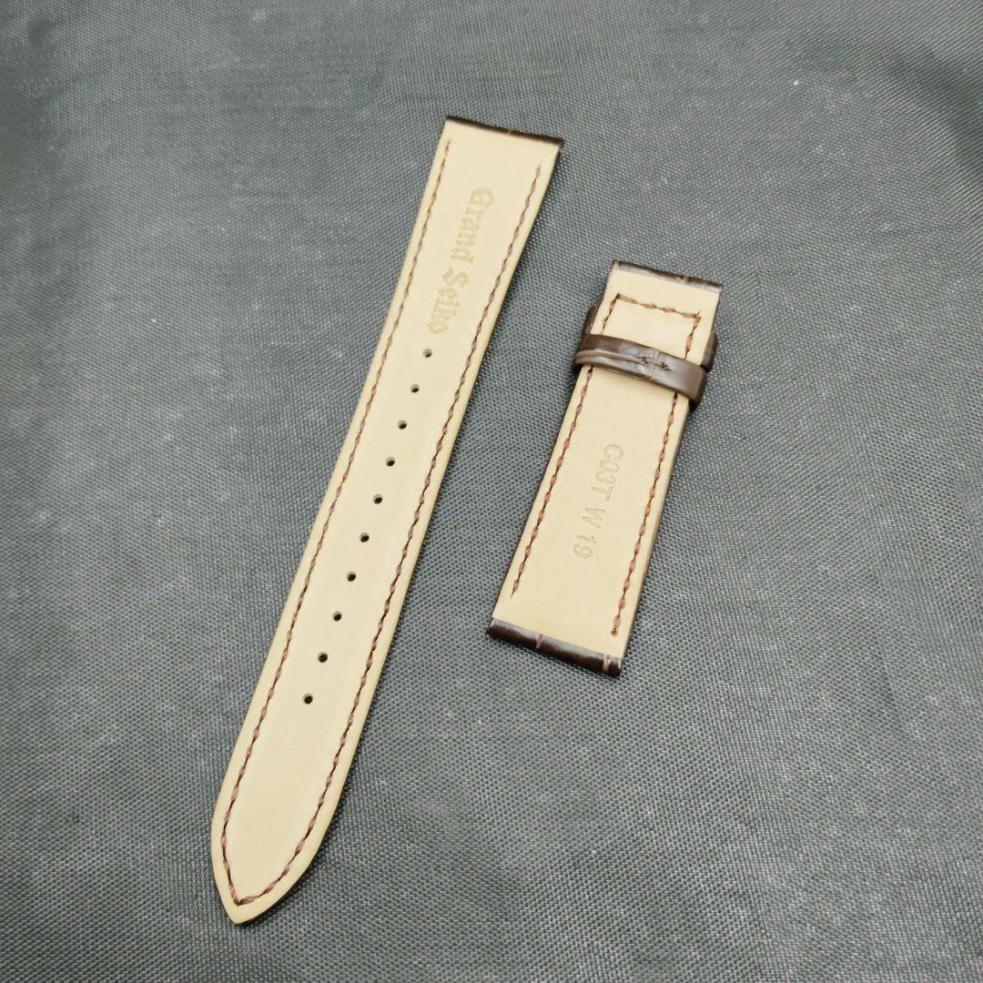 Grand Seiko 純正ベルト C03T W19 ダークブラウン