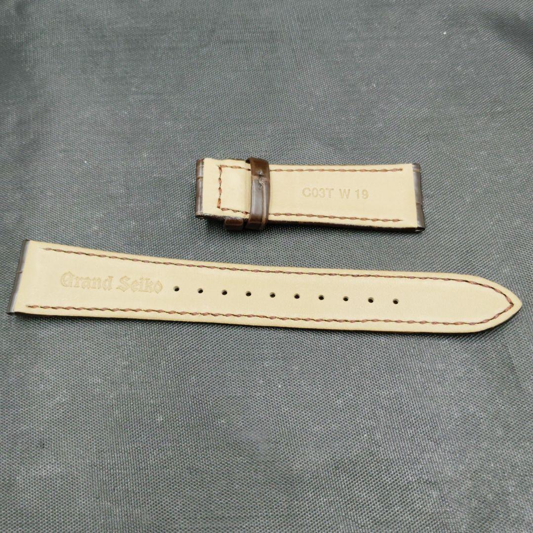 Grand Seiko 純正ベルト C03T W19 ダークブラウン