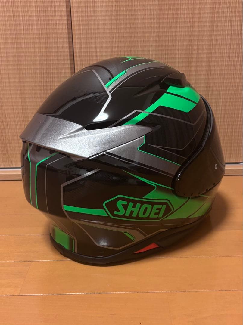 SHOEI Z-8フルフェイスヘルメット ブラック/グリーン